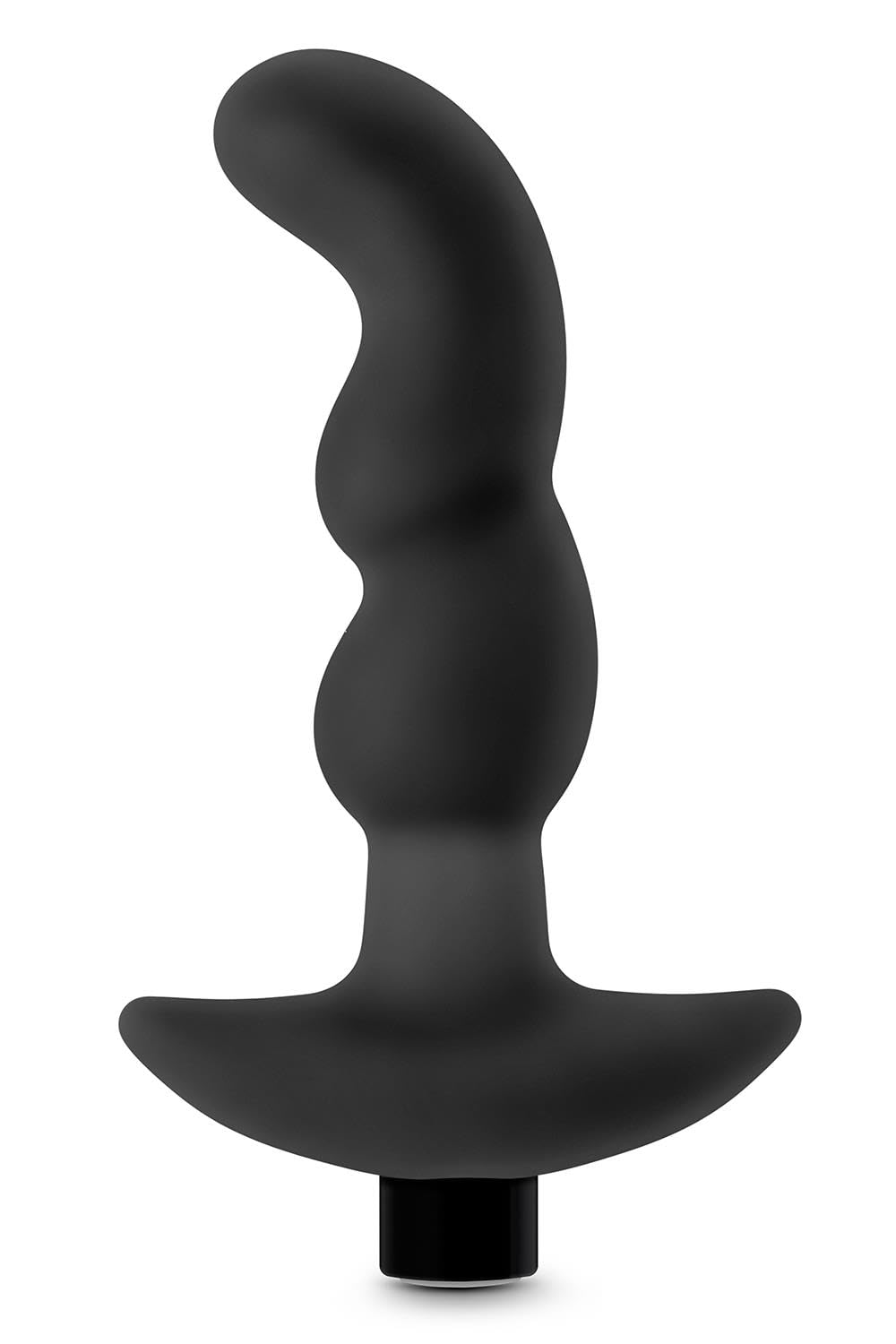 Blush Novelties Anal Adventures Prostate Massager 03 - Platinum Cured Puria Silicone - Ultrasilk Smooth - Rechargeable 10 Vibrating Function 6 Inch Anal Butt Plug Stimulator Vibrator Sex Toy