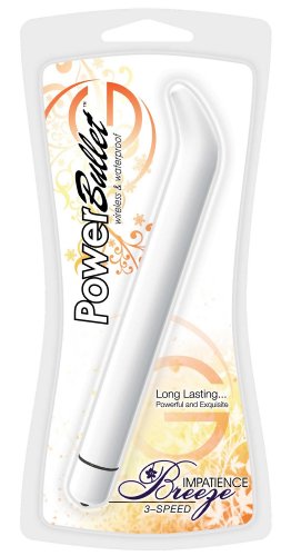 PowerBullet Breeze G - Impatience White 16 Cm 3-Speed Wireless Waterproof
