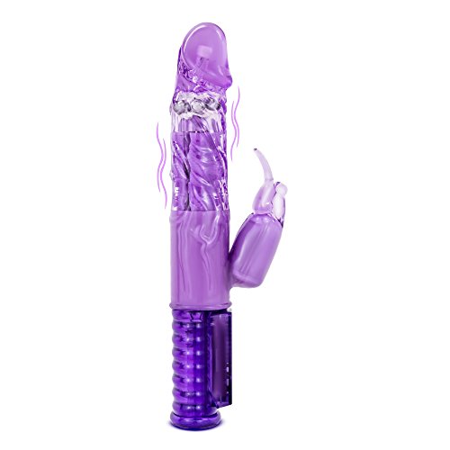 8 Vibrating Functions Rotating Pleasure Pearls - Clitoral G Spot Stimulation - Gyrating Rabbit Vibrator - Sex Toy for Women - Sex Toy for Couples (Purple)