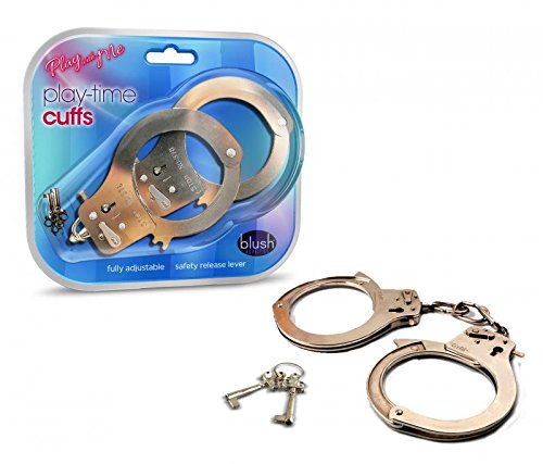 Silver Metal Hand Cuffs - Wrist Restraints - Sexy Toys for Men and Women - Sex Toy for Couples - Sex Toy for Adults