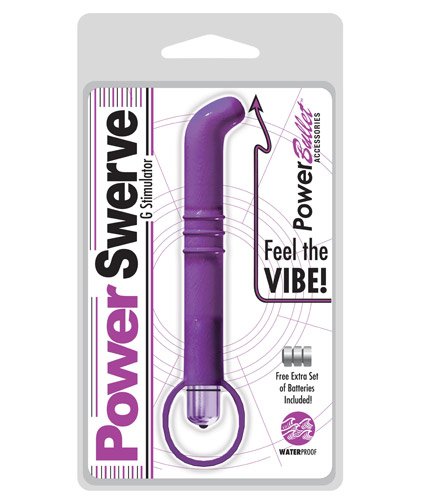 PowerBullet Power Swerve G-Stimulator Purple 19 Cm X 2.5 Cm 3-Speed Wireless Waterproof