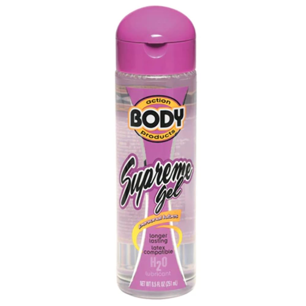 Body Action 21104: Supreme Waterbased Gel 8.5Oz