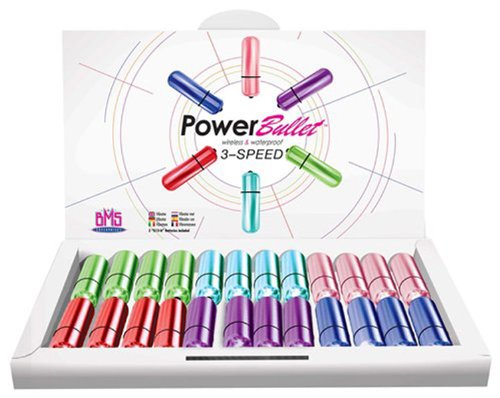 BMS Enterprises Power Bullet 3 Speed (24/DP) Vibrator, 1.21 Pound