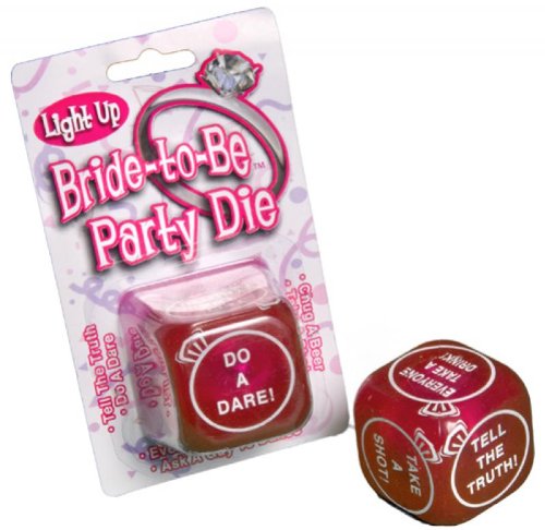 Ball & Chain Light Up Bride To Be Party Die