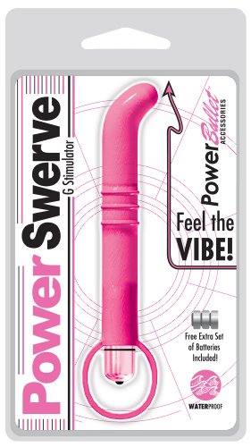 PowerBullet Power Swerve G-Stimulator Pink 19 Cm X 2.5 Cm 3-Speed Wireless Waterproof