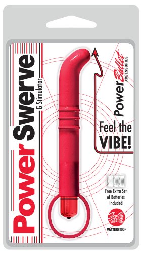 Power Swerve G-Spot Vibrator (Red)