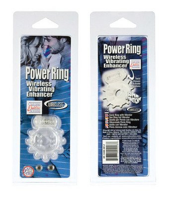 California Exotics Wireless Power Ring, Clear