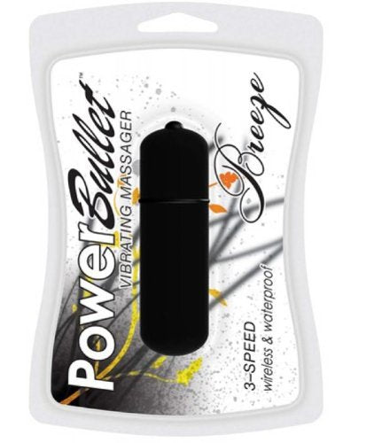 PowerBullet Breeze 3-Speed Waterproof, Black, 2.25 Inches