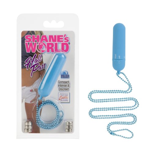 California Exotic Novelties Shane’s World Hall Pass, Blue, 0.06 Pound