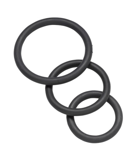 Spartacus Cock Ring Set, Black