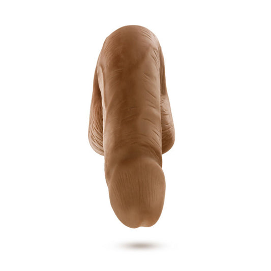 Blush Performance 5" Packer, 1.25" Thick Soft Prosthetic Flaccid Shaft & Balls, Gender Affirmation Realistic Bulge FTM Trans Men - Comfortable All-Day Wear Packer Underwear Gear Adult Sex Toy -(Mocha)