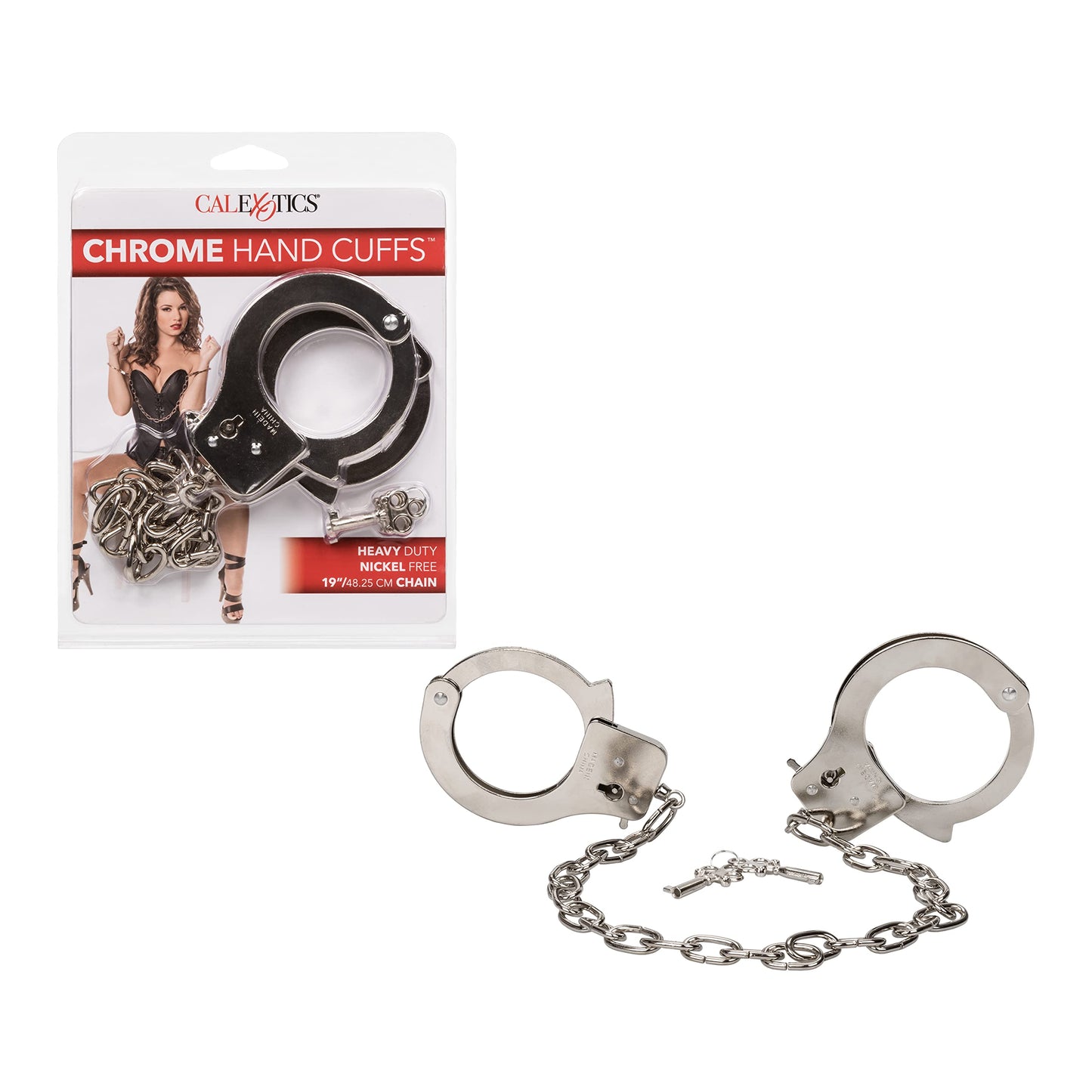 CalExotics Chrome Hand Cuffs