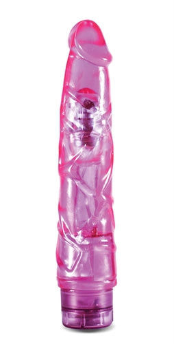 Blush B Yours Vibe #1 Dildo Vibrator for Women, 9" Soft Flexible Realistic Vibrating Penis, Waterproof Multi-Speed Vibrator for Anal & Vaginal Play Adult Sex Toy Cock for Beginner & Couples - Purple