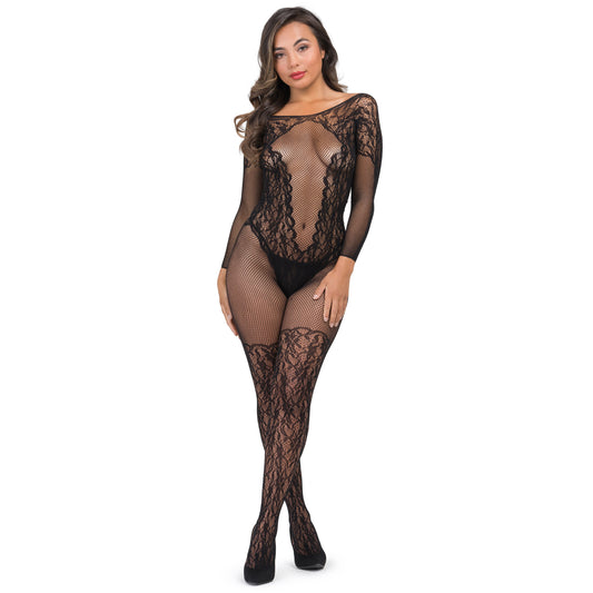 Fifty Shades of Grey Captivate Body Stocking - Black One Size