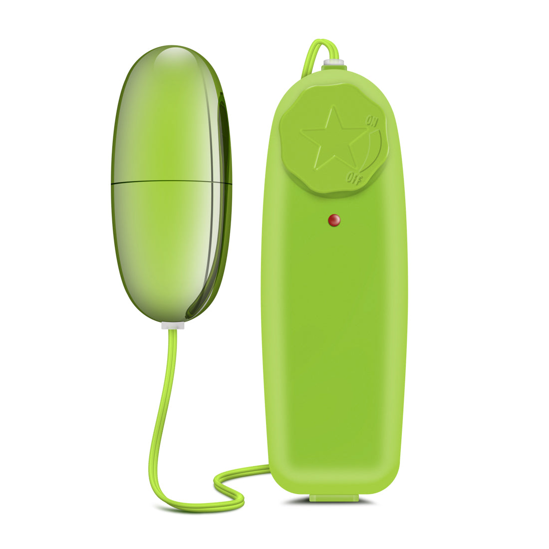 Wired Remote Powerful Vibrating Egg Bullet - Multi Speed Egg Vibrator - Sex Toy for Women - Sex Toy for Couples (Lime-Green)