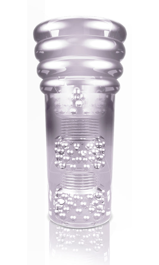 Blush Novelties Blush Novelties Eden Super Stud Stroker, Clear (bulk)