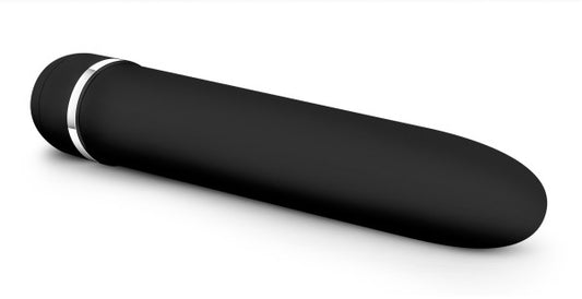 Blush Rosé Luxuriate 7 Inch Vibrator for Women, Men & Couples - Multi-Speed Satin Smooth Wand, Powerful Clitoral Nipple & G-Spot Stimulator - Adult Sex Toy - Splashproof, Body-Safe ABS - (Black)
