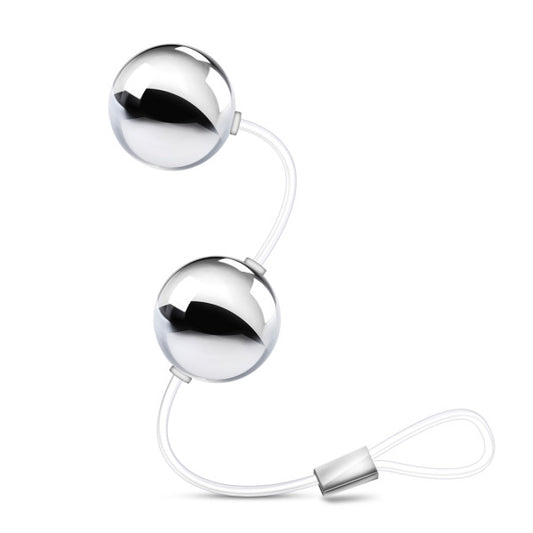 Smooth Silver Kegel Balls  Kegel Exercisers  Pelvic Floor Exercise  Vaginal Fitness