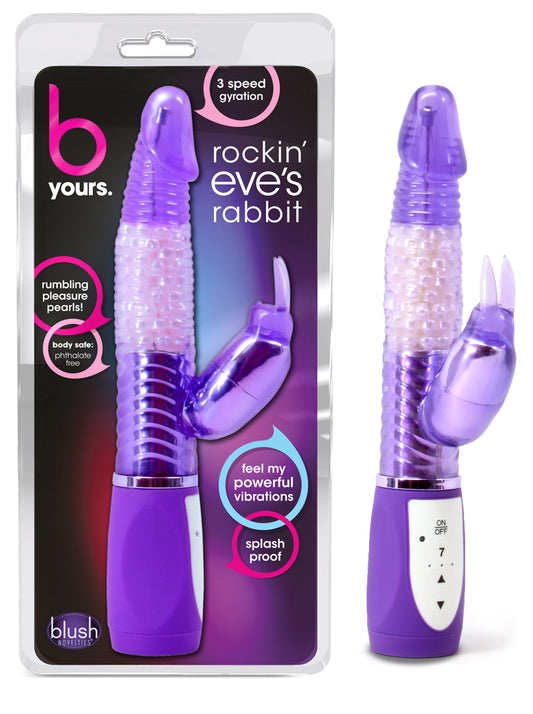 B YOURS ROCKIN EVES RABBIT PURPLE