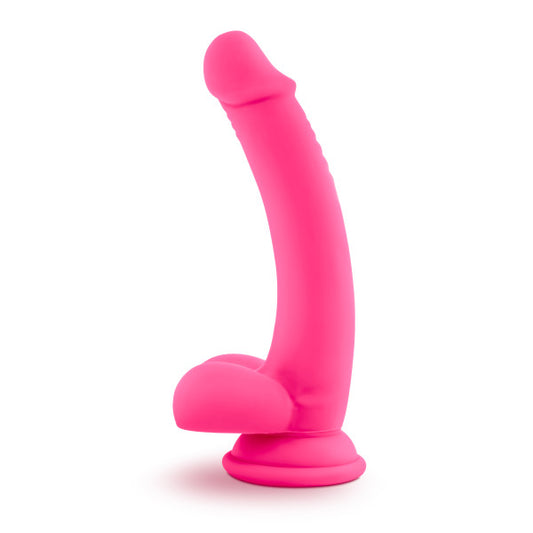 Blush 8" Realistic Strap On Suction Cup Dildo