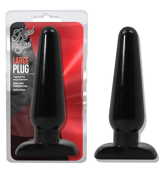 (D) HARD STEEL LARGE PLUG BLAC