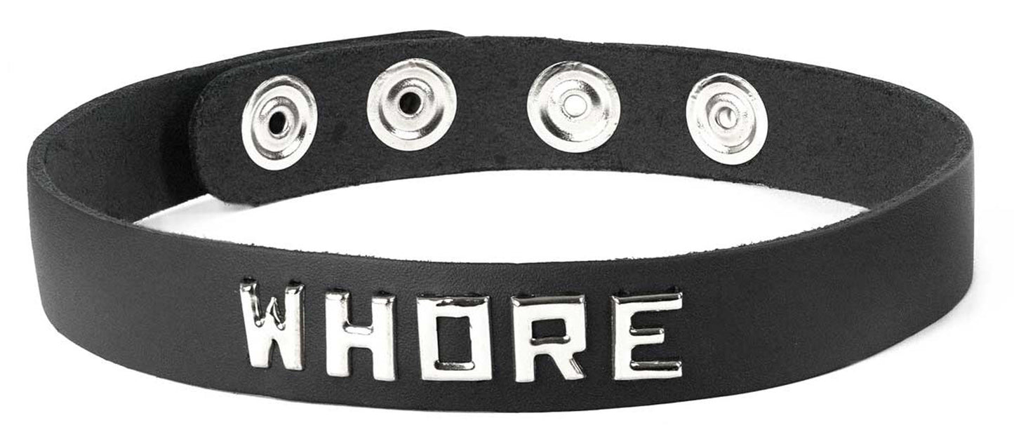 Spartacus Wordband Collar, Whore
