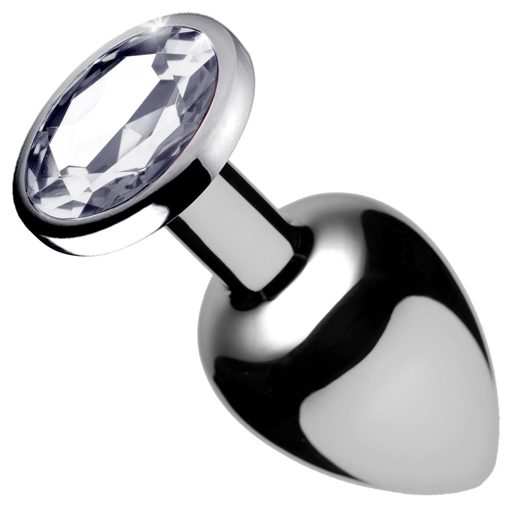 Clear Gem Anal Plug- Small