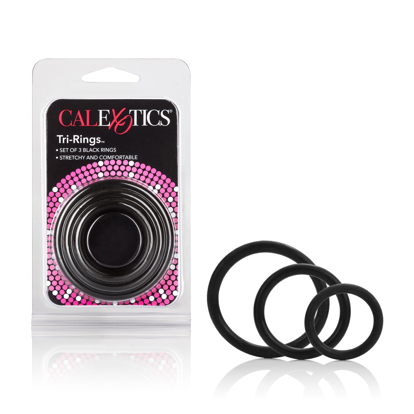 California Exotics Tri-Ring, Black