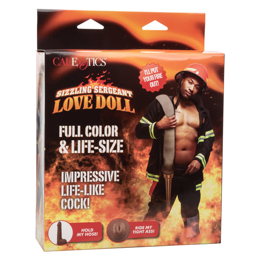 CalExotics Sizzling Sergeant Love Doll Blow-up Sex Doll - Brown