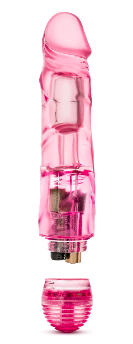 Blush Naturally Yours 6.7" The Little One Vibrating Dildo - FlexiShaft 2.0 G-Spot Powerful Multi-Speed Vibration, Realistic Slim Cock for Women Men Couples, IPX7, TPE Lifelike Pink Dong Adult Sex Toy