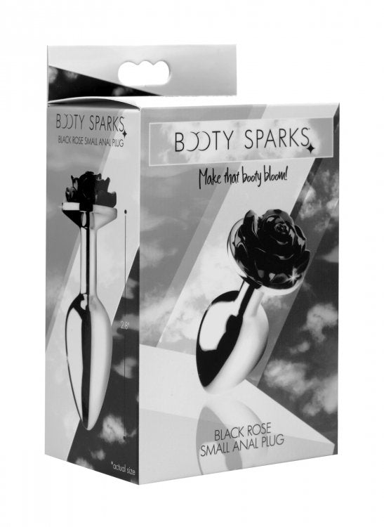 Booty Sparks Black Rose Anal Plug- Large