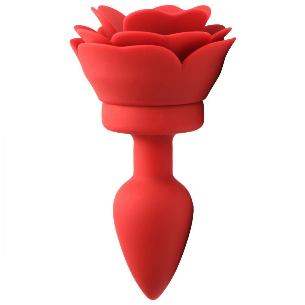 BOOTY SPARKS 28x Rose Anal Plug Vibrator with Remote-Battery Included. Premium Silicone Adult Sex Toy for Women, Prostate Toy for Men and Vibrating Butt Plug Toy for Couples Adult Pleasure-Size Small