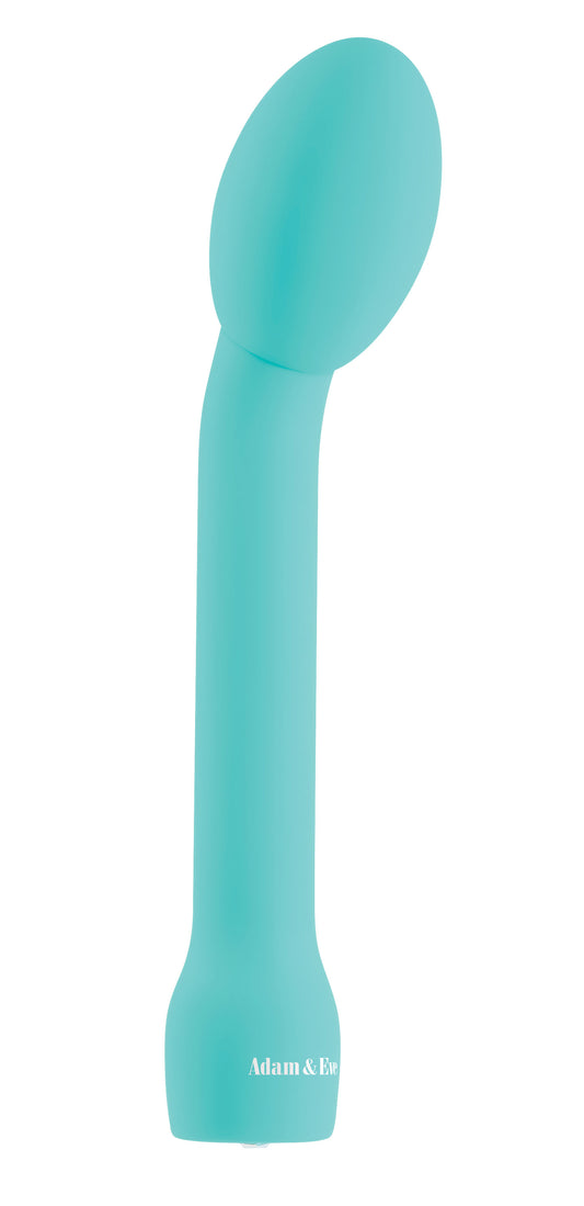 Adam & Eve G-GASM Delight Rechargeable Silicone G Spot Vibe - Teal