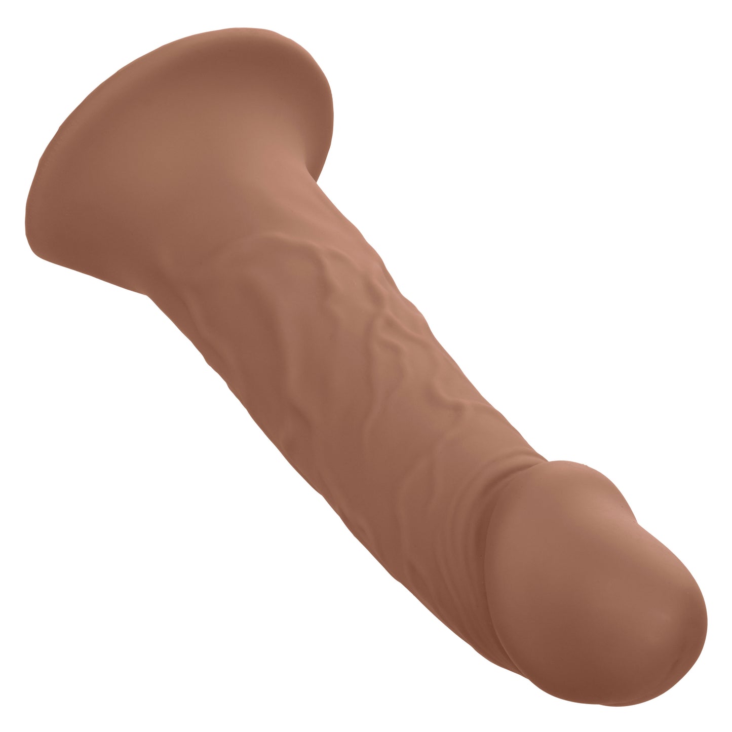 CalExotics Performance Maxx Life-Like Extension with Harness, Silicone 2-Inch Length Added Penis Sleeve - Brown SE-1633-35-3