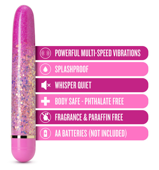 Blush Novelties The Collection Celestial - 7 Inch Slim Vibrator with Multispeed Twist Dial - Bullet Vibrator for Women - Ideal for Relaxation, Stress Relief, and Muscle Easing - Personal Massager Tool