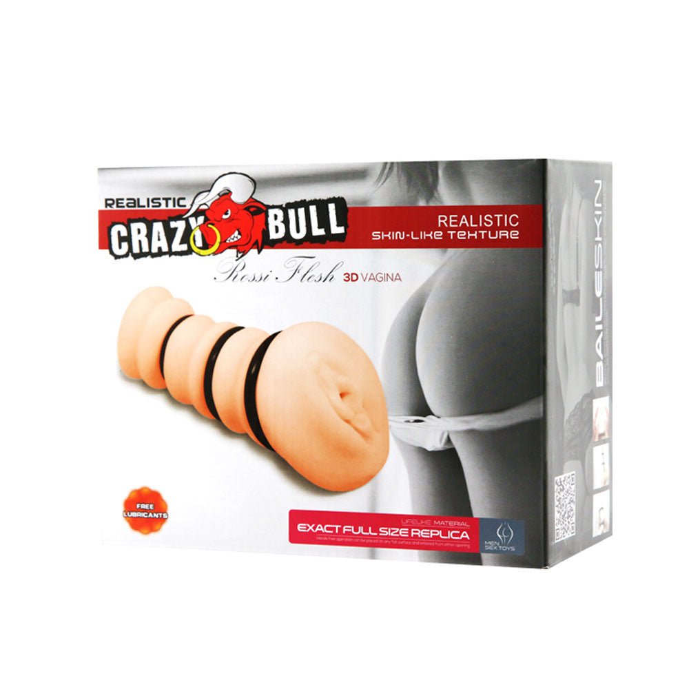 Eden Toys 3D rossi flesh - TPR Pocket pussy