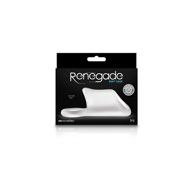 NS Novelties Renegade Soft Cage, Frost