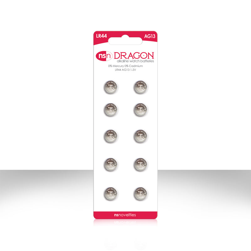 Crystal Dragon Watch Batteries, 10 Count