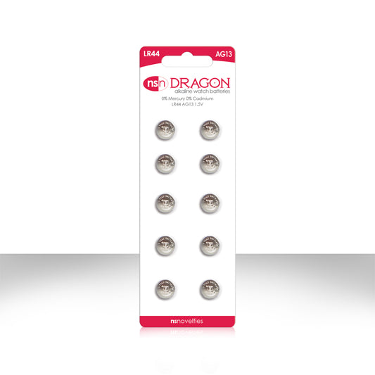 Crystal Dragon Watch Batteries, 10 Count