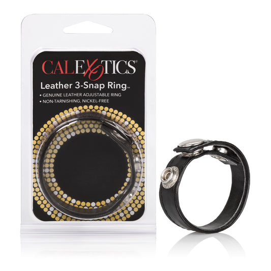 CalExotics Leather 3 Snap Ring