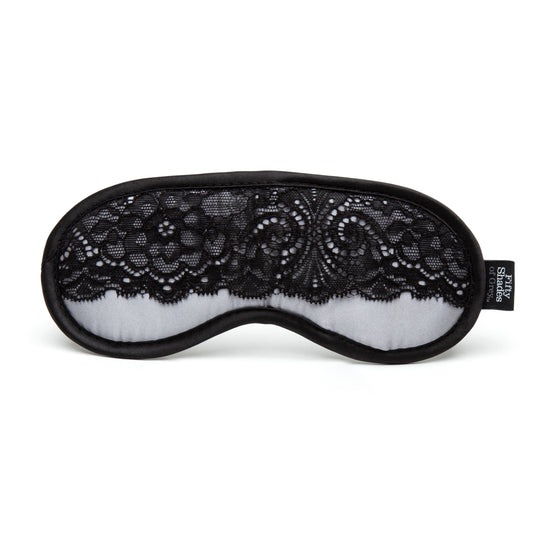 LoveHoney 76458: Fifty Shades Play Nice Satin & Lace Blindfold
