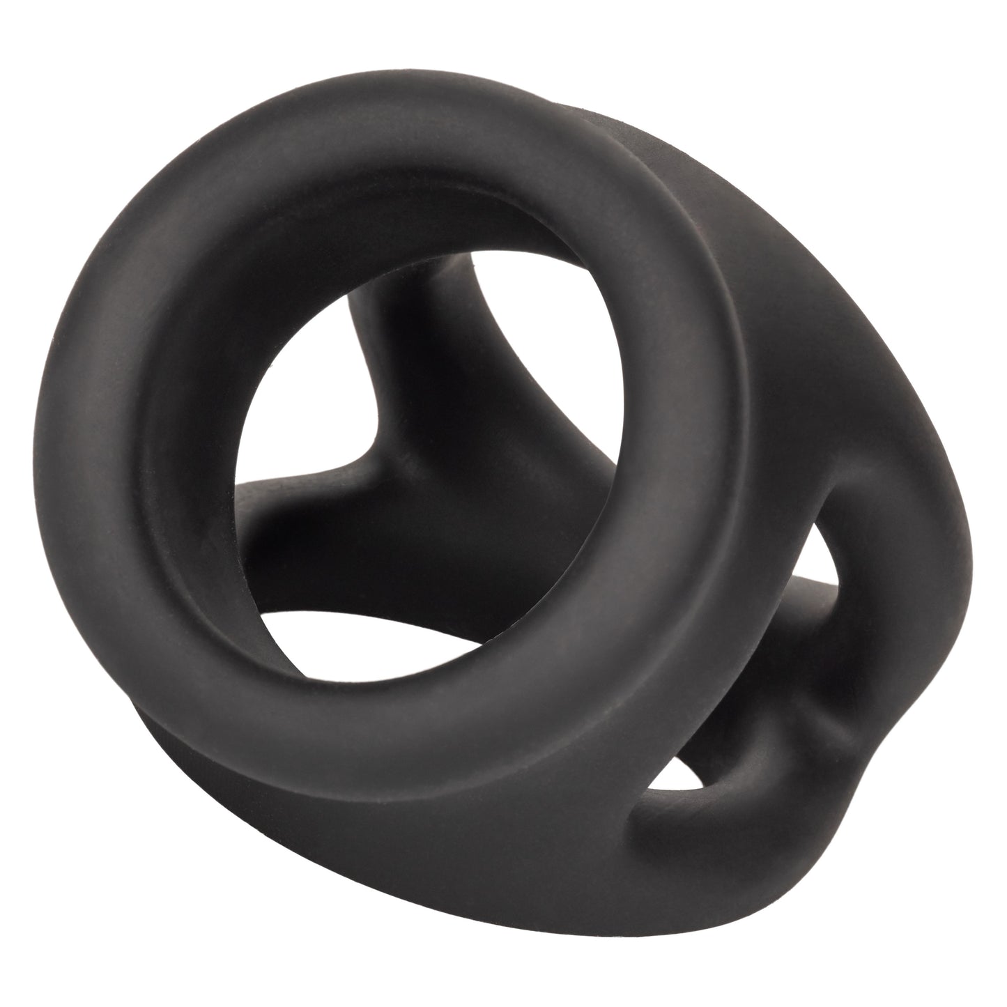CalExotics Alpha Liquid Silicone Dual Cage & Cock Ring for Men - SE-1492-37-2