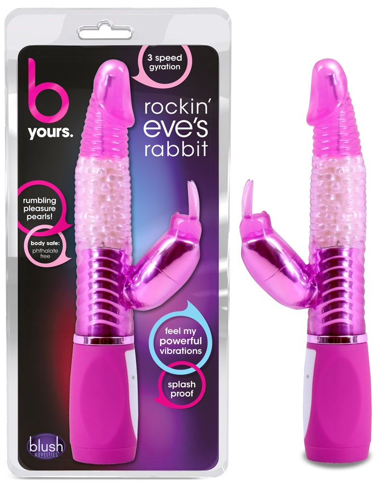 B YOURS ROCKIN EVES RABBIT PINK