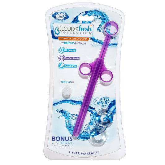 Cloud 9 Novelties XL Capacity Lube Applicator with Bonus C-Rings