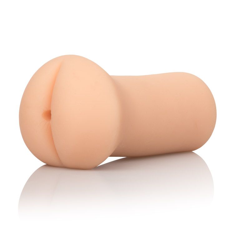 CalExotics Cheap Thrills The Cheerleader - Travel Sized Male Masturbator - Silicone Masturbation Sleeve – 5 Inch Adult Male Sex Toy - Ivory,48496