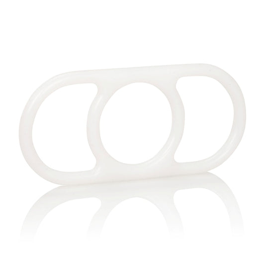 CalExotics Silicone Erection Enhancers, White, X-Large
