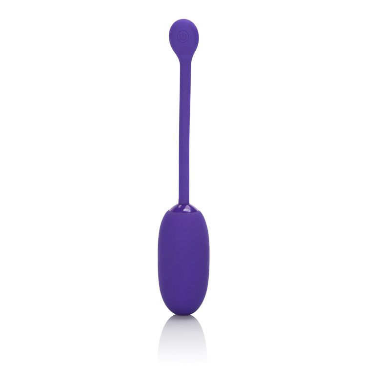 CalExotics Rechargeable Kegel Ball - Vibrating Ben Wa Ball Weight - Pelvic Floor Exercises - Adult Sex Toys for Couples - STARTER - Purple