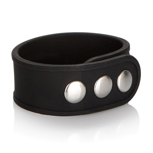 CalExotics Silicone Tri Snap Erection Ring, Black