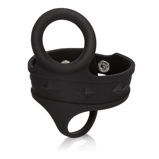 CalExotics Silicone Tri Snap Ball Spreader, Black