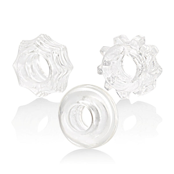 CalExotics Reversible Ring Set, Clear